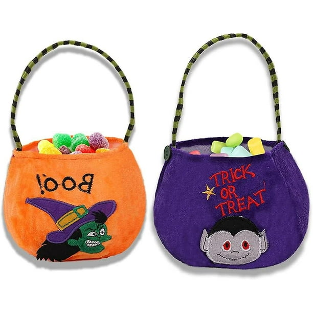 Sxm Halloween Candy Bag, Trick Or Treat Basket Halloween Party Pumpkin