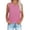 Hot Pink1, variant on Women's Summer Fashion Round Neck Sleeveless Grid Pattern Cotton Top Versatile Casual Comfortable Fit for Multiple Occasions S-XXXL