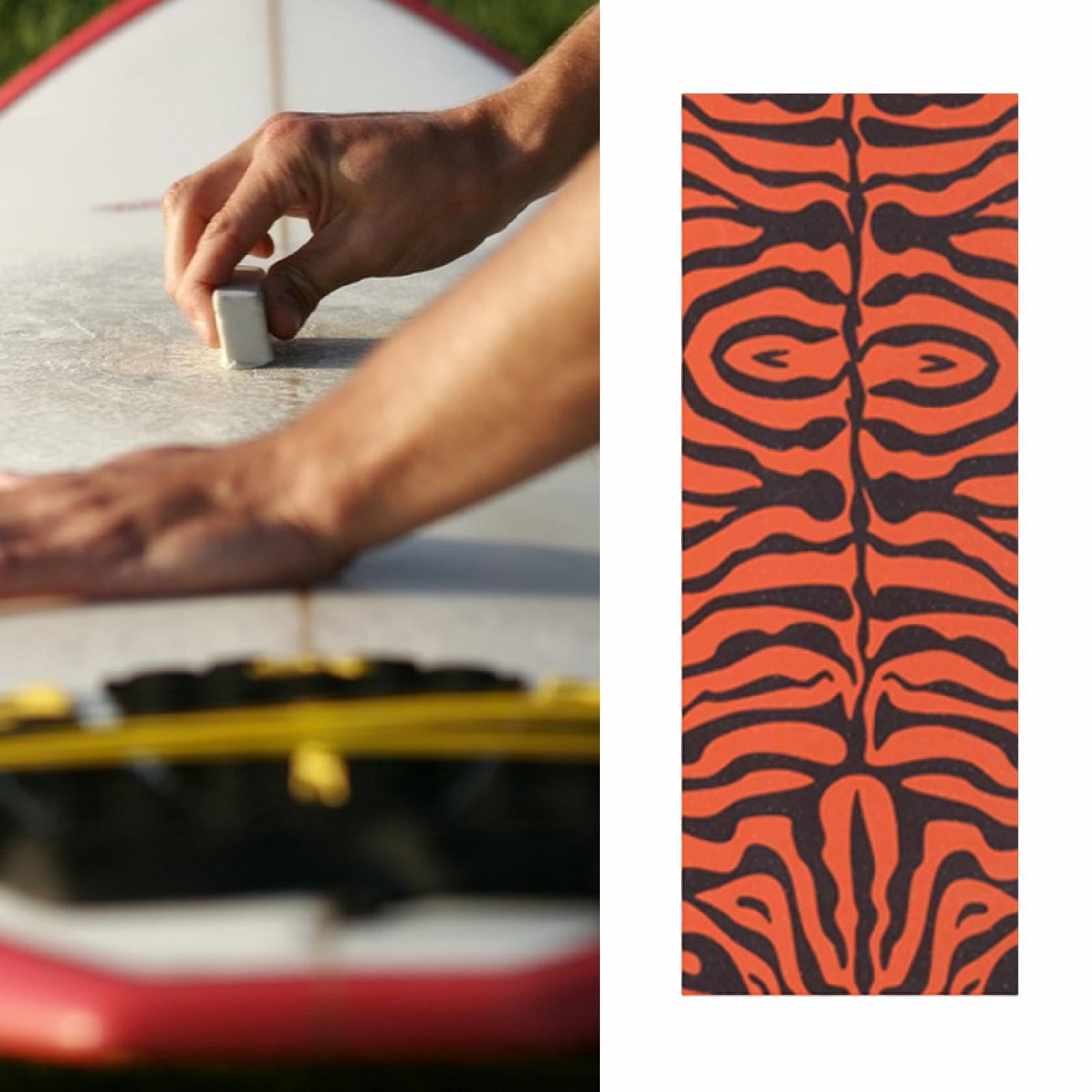 Axioma Skateboard Grip Tape Outdoor Non Slip Multipurpose Skateboarding Accessories Orange Black