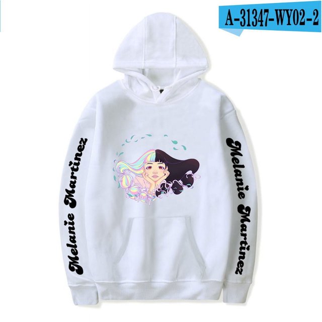 Nueva sudadera con capucha holgada de moda con estampado 2D de Melanie Martinez para hombres y mujeres