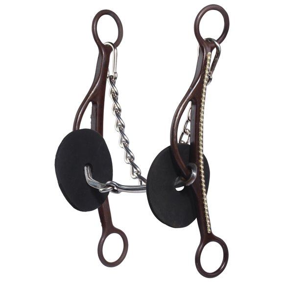 Professional's Choice Brittany Pozzi Long Gag Twisted Lifesaver Bit - 5.5" Sweet Iron Smooth Snaffle