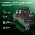 thumbnail image 6 of PXN P5 Wireless Hall Effect Gaming Controller - 2.4G/BT/Switch Compatible with PC/Android/iOS, Hall Triggers, Dual Vibrators, 4 Macros, APP Customization & Wake-Up Function, 6 of 13
