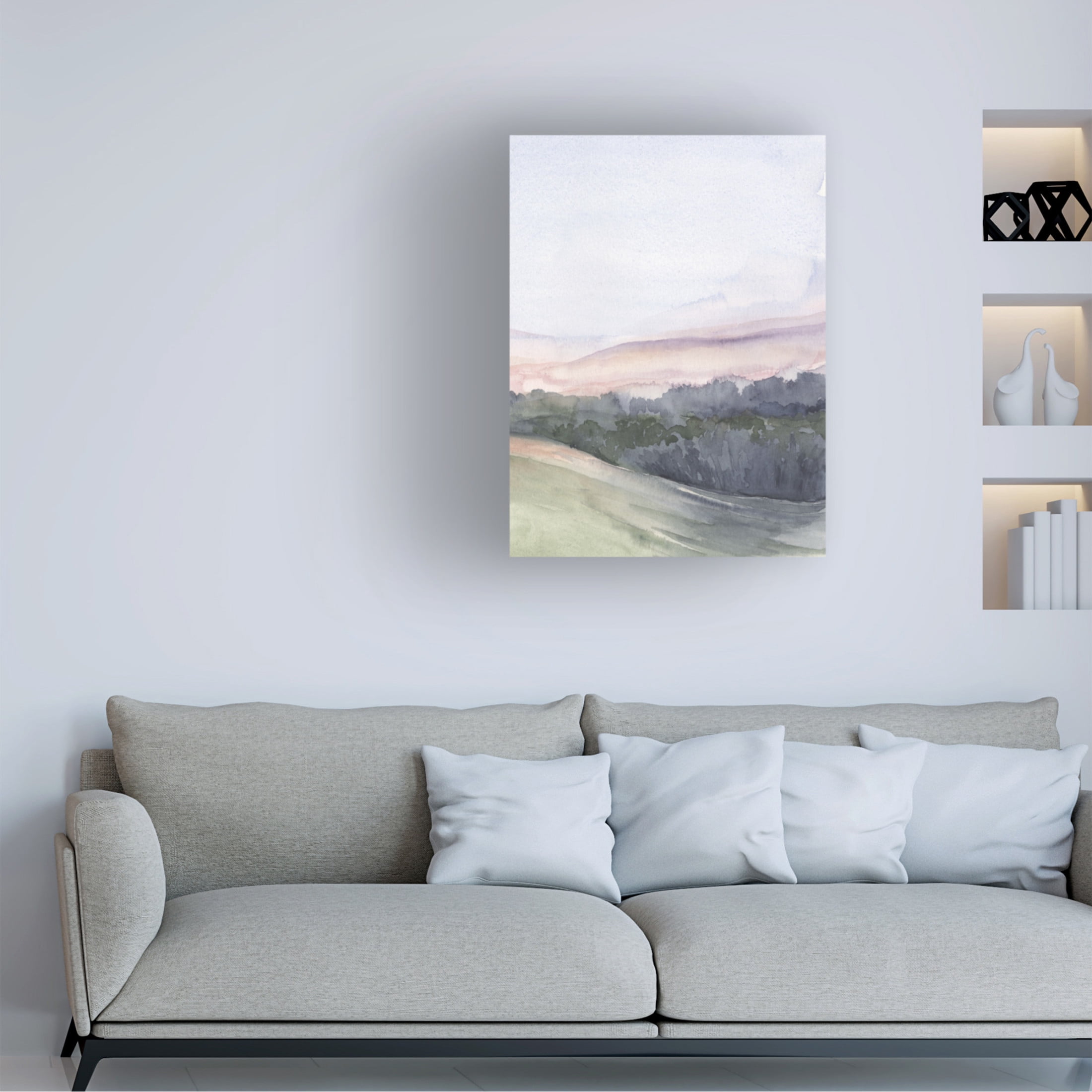 Canvas Wall Art - Jennifer Paxton Parker 'Blue Ridge Sunrise II' Wall Art for Living Room, Bedroom, or Office Décor by Trademark Fine Art - 14 x 19 Inches