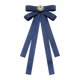 thumbnail image 3 of de lazo para mujeres antes del bowtie joya de joyas de joyería de la cinta de corbata corbata broche de corbata para la camisa casual accesorios Azul oscuro, 3 of 8