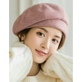 thumbnail image 3 of CoCopeaunts French Beret Hat for Womens Plaid Beret Cap Winter Fall Beanie Cap Retro Peaked Ivy Newsboy Cabbie Painter Cap, 3 of 4