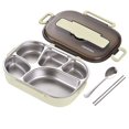 thumbnail image 1 of Loncheras TACILIP Bento, lonchera con aislamiento térmico de 5 compartimentos, lonchera portátil para estudiantes, regalo para mujeres., 1 of 3