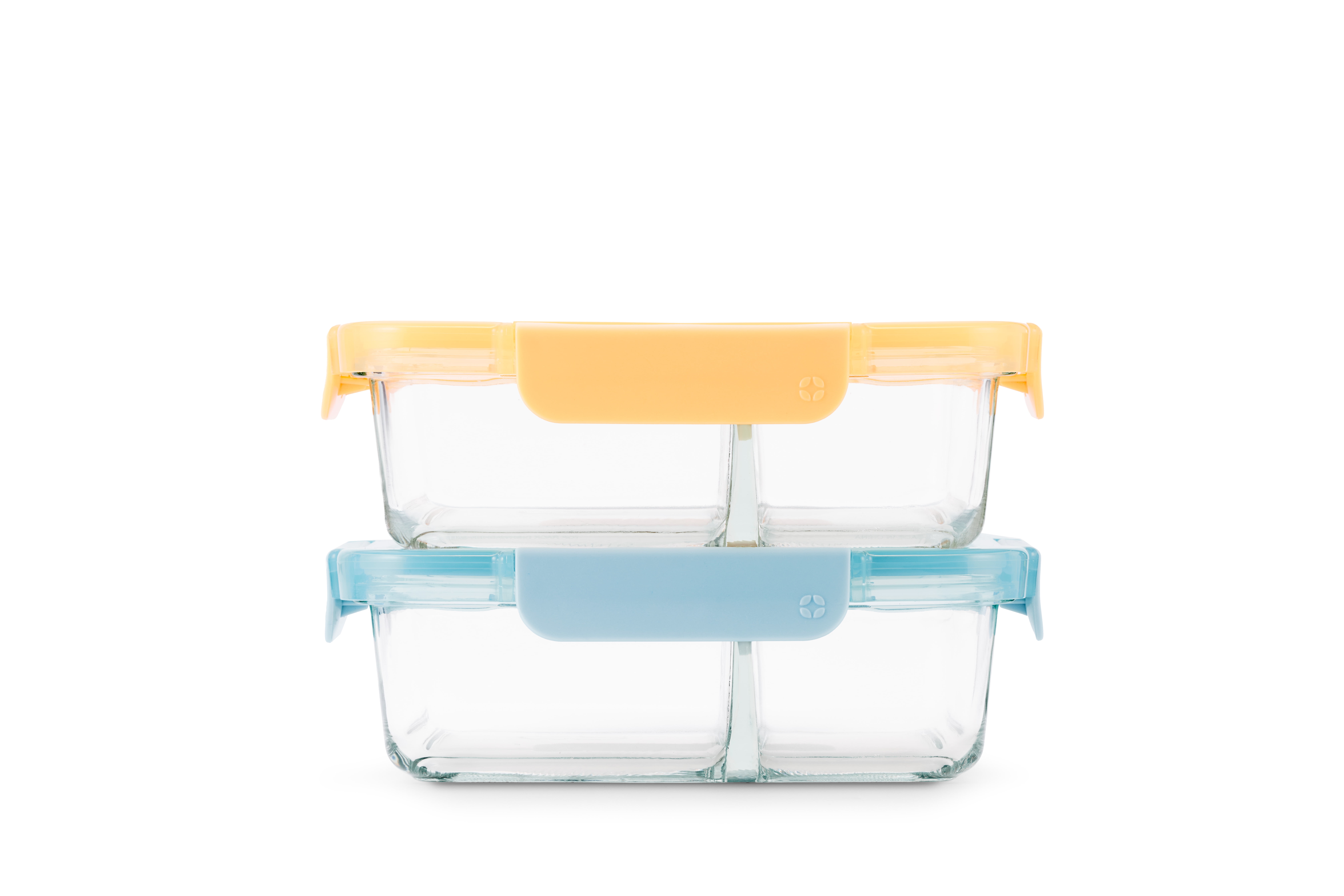 Pyrex Glass Storage Containers Set, 24-Piece Rectangular and Round