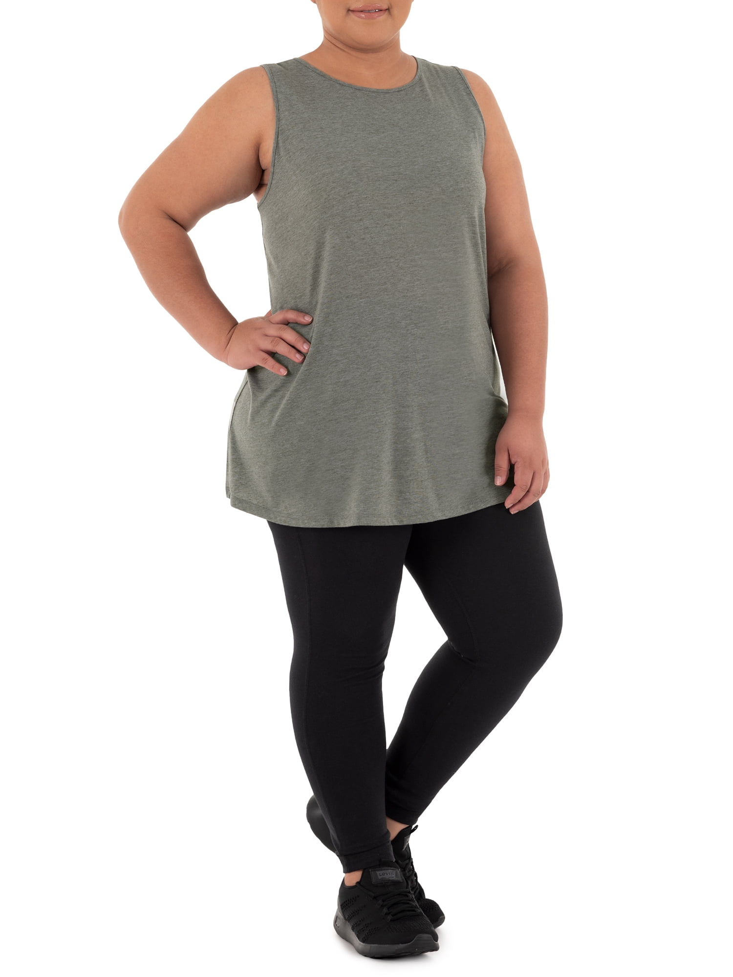 Athletic Works Women's Plus Active Muscle Tank