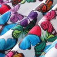 thumbnail image 5 of Toddler Baby Girls Summer Spaghetti Strap Floral Dress Swing Beach Sun Dress,Butterfly-5T, 5 of 8