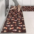 thumbnail image 2 of Kitchen Rugs Sets Of 2,Dark Christmas Animal Pattern Anti Fatigue Kitchen Mat Rugs Non Slip Washable,Decorative Kitchen Floor Mats for Kitchen,Sink,Laundry,17"X47", 2 of 5