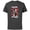 Charcoal, variant on Marvel Studios Deadpool & Wolverine in Black White Red Movie - Short Sleeve Cotton T-Shirt for Adults - Customized-Black