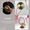 thumbnail image 4 of KONTONTY Copper Gong Hand Made Brass Musical Instrument for Festival Party 1 Set, 4 of 8