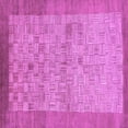 thumbnail image 1 of Ahgly Company Indoor Square Abstract Purple Modern Area Rugs, 5' Square, 1 of 4