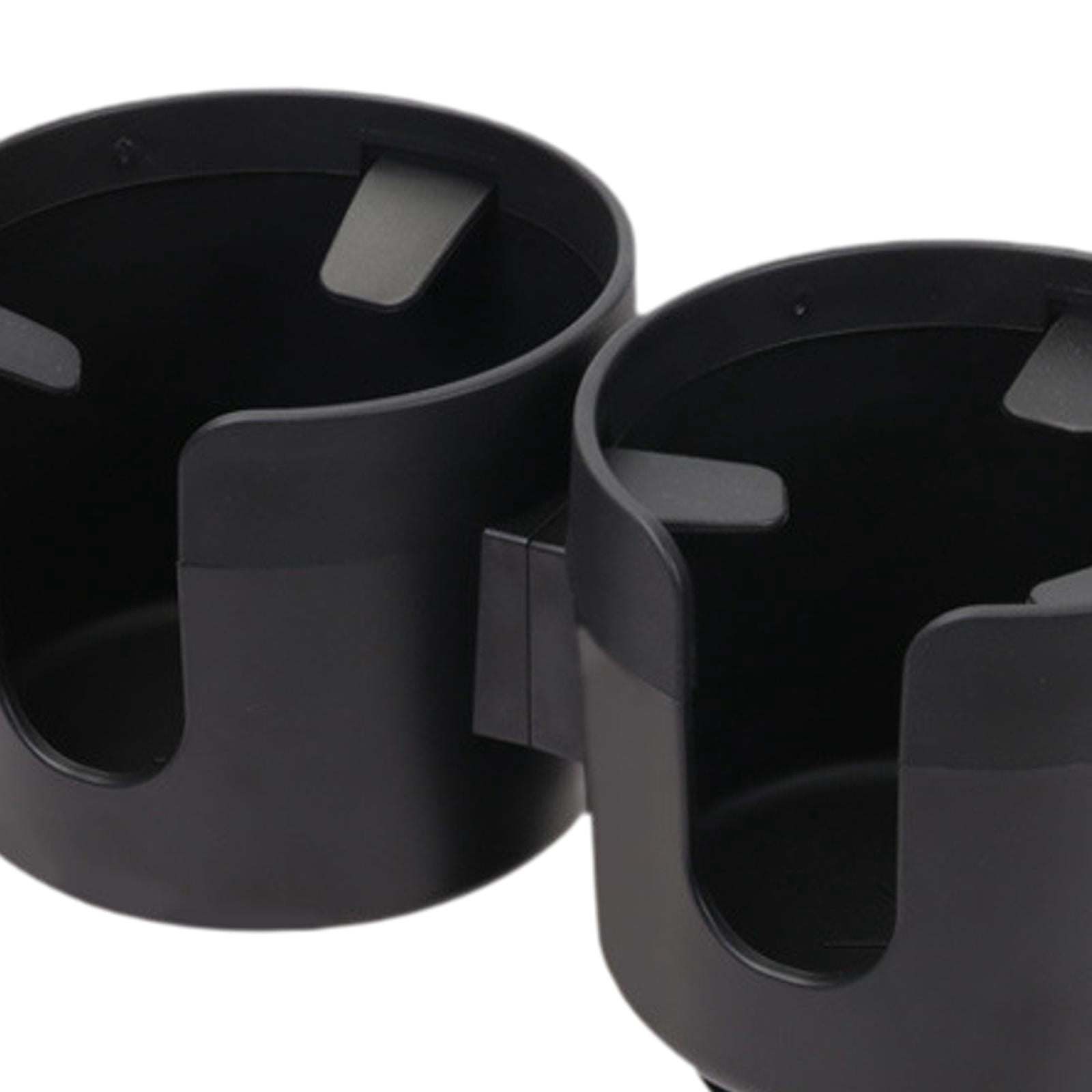 Nishiyuenyi Automotive Cup Holder Extender Car Interior Organizer Removable Car Drink Holder Black