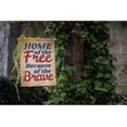 thumbnail image 2 of Home of The Free Because of The Brave Garden Flag Vertical Double Sided 4Th of July Independence Day House Flags Home Burlap Banners 12.5x18 Inch for Outdoor Decor Lawn, 2 of 5