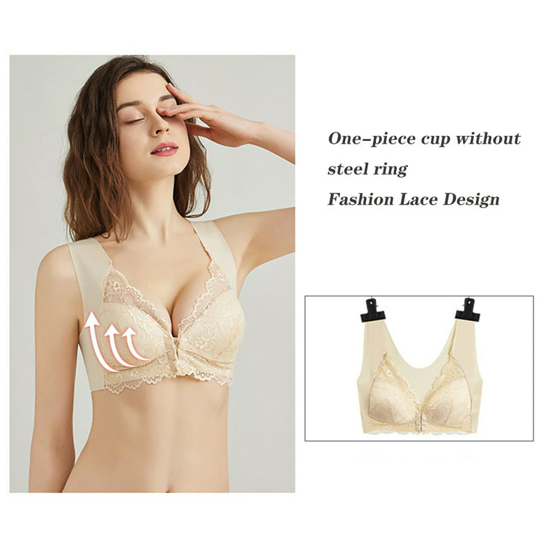 Padded Bra No Underwire Front Closure 5d Shaping