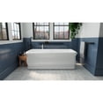thumbnail image 3 of Dreamline BT17X3267C00 Crest 67" Free Standing Acrylic Soaking Tub - White, 3 of 6