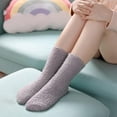 thumbnail image 3 of Mygeromon Womens Fuzzy Socks Cozy Super Soft Fluffy Slipper Socks for Warm Winter  5 Pairs, 3 of 8