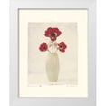 thumbnail image 3 of Amy Melious 20x24 White Modern Wood Framed Wall Art Titled - Red Anemones IV, 3 of 5