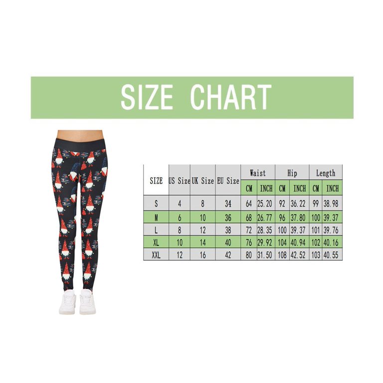 kpoplk Christmas Leggings For Women 2022,Collection Womens Christmas Candy  Cane Nutcracker Leggings(Black,L) 