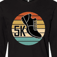 thumbnail image 4 of Inktastic 5K Race Running Retro Sunset Runner Long Sleeve T-Shirt, 4 of 5