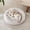 White Khaki-20.0"L x 20.0"W x 6.0"Th, variant on Calming Dog Bed & Cat  Donut Cuddler Warming Cozy Soft Round Cushion For Small Medium Dogs And Cats