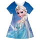 thumbnail image 1 of Disney-vestidos de princesa Elsa para niña, ropa infantil con estampado de dibujos animados, moda de verano para bebé, vestido de Elsa de Frozen 2023 1-10 años, 1 of 3