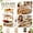 CC5-Complexion, variant on White 3 Tier Oval Fruit Basket with Bamboo Stand – Space Saving Tiered Countertop Organizer for Fruit, Vegetables, Bread, Snacks, Coffee Bar, Breakfast Station