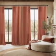 thumbnail image 5 of EcoNesxp 2 Panel Back Pull Pocket Curtain Bohemian Farmhouse Decor 52x84, 5 of 5