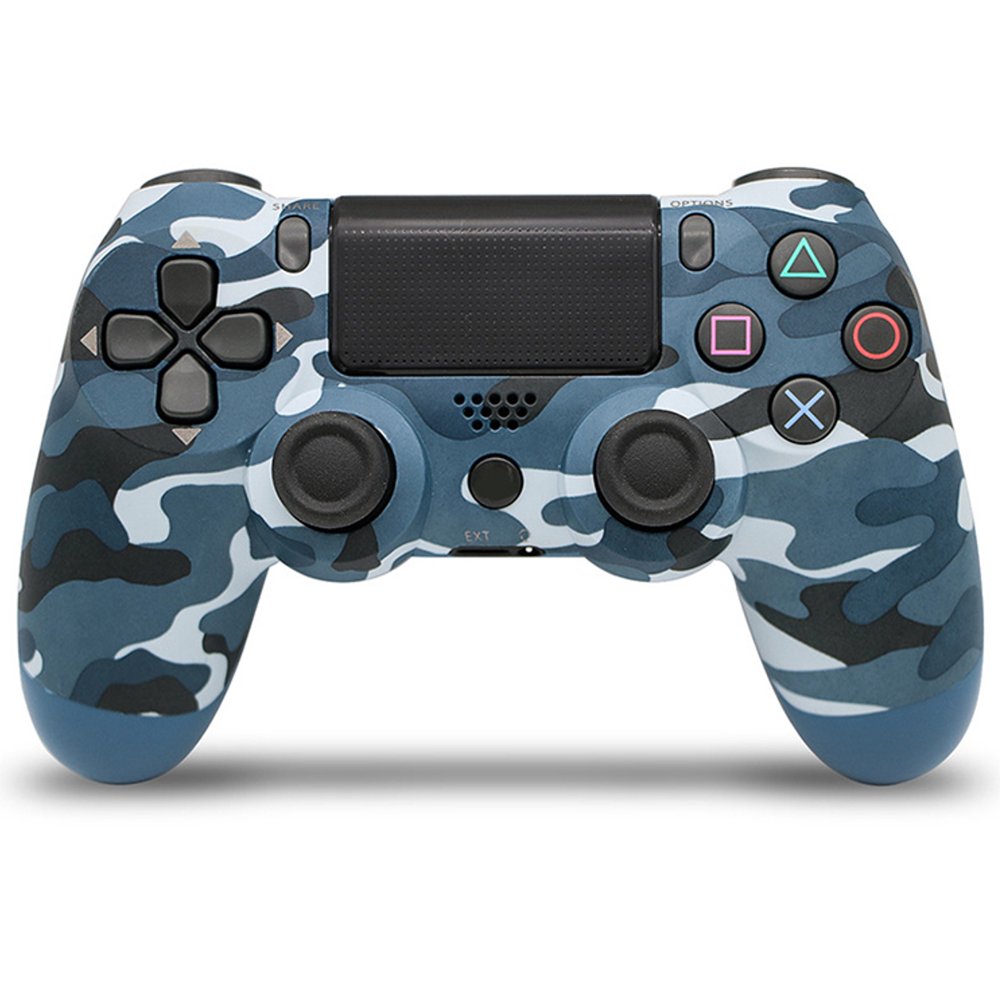 Wireless Controller Compatible With Playstation 4 Ps4 Blue Camo