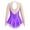 Purple, variant on TiaoBug Girls Sequins Ballet Gym Dance Dress Skating Ruffle Irregular Hem Leotard for Stage Performance Costume