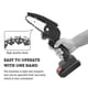 thumbnail image 2 of Mini Motosierra Portátil De 24 V, Motosierra Eléctrica Inalámbrica Ligera De 4 Pulgadas Con Tablero Antisalpicaduras, Tijeras De Podar De Mano, Sierras De Cadena Para Patio, Jardín, Rama De Árbol, Methold TO005635-02, 2 of 5
