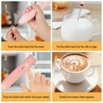 thumbnail image 4 of Mousseur à Lait, Vitesse Réglable Usb avec Machine à Cappuccinos Portative Réglable Usb Cappuccinos Usb 3 Vitesses avec 2 Acier 3 Acier Inoxydable 3 Acier Cappuccinos, 4 of 6