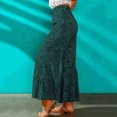 thumbnail image 5 of Ernkv Women's Pants Polka Dots Fashion Full Length Trousers Wide Leg Pants For Lady Wife Daughter Girlfriend Comfy Lounge Casual Green S, 5 of 9