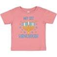 thumbnail image 3 of Inktastic My 1st Hanukkah with Menorah and Stars Boys or Girls Baby T-Shirt, 3 of 5