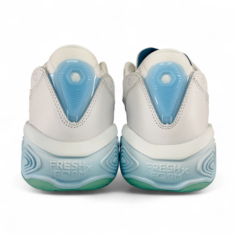 New Balance Fresh Foam BB v2 White Light Chrome Blue Men display picture 1