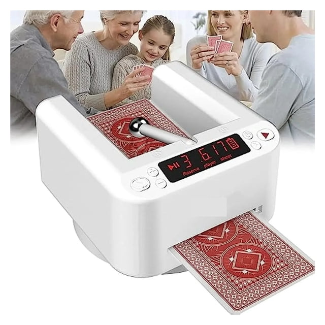 Card Dealer Machine Rotating Automatic Poker Dealing Shuffler ,Easy to Operate