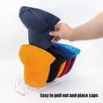 thumbnail image 2 of Compact Hat Stand: Space-Saving Baseball Cap Holder, Acrylic Material 7 Baseball, 2 of 9