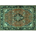 thumbnail image 1 of Ahgly Company Indoor Rectangle Persian Turquoise Blue Traditional Area Rugs, 3' x 5', 1 of 4