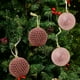 thumbnail image 4 of 12 Piezas Adornos de Bolas de Navidad Bola de Espuma de Lentejuelas con Purpurina de 8 cm Decoraciones Navideñas Inastillables Bolas de Árbol Bolas Colgantes de Navidad para Árboles de Navidad, 4 of 5