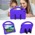 thumbnail image 2 of Allytechgroup Kids Case for Lenovo Tab One 8.7 inch 2025/ Tab K9 8.7 inch 2025, EVA Shockproof Heavy Duty Case with Foldable Kickstand / Handle, Full body Protective Kids Friendly Case, Purple, 2 of 6