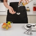 thumbnail image 4 of 5 Pcs Stainless Steel Measuring Spoons, Heavy Duty Metal Teaspoon Set with Metric and US Measurements, 1/8tsp, 1/4tsp, 1/2tsp, 1tsp, 1tbsp, 4 of 6