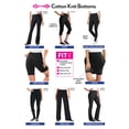 thumbnail image 5 of Woman Within Women's Plus Size Petite Stretch Cotton Capri Legging, 5 of 6