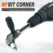 Milue 90 Degree Corner Device Screwdriver Socket Adapter Drill Bit Corner Adapter