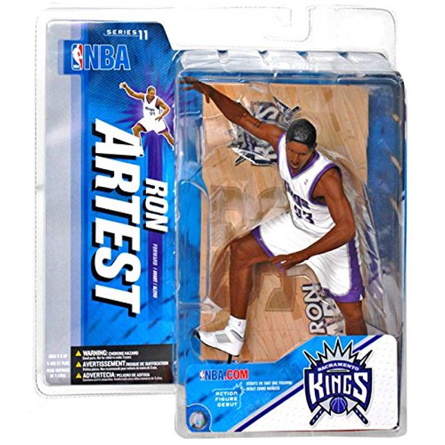 McFarlane Toys 6 "NBA Series 11 - Camiseta blanca de Ron Artest McFarlane Toys 787926764468