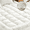 White, variant on Oaskys Queen Size Faux Rabbit Fur Mattress Topper, Warm Fluffy Faux Fur Mattress Cover with Plush down Alternative Filling, Pet and Kid Friendly Use