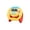 Yellow-YE, variant on MMJ Simulation Steering Wheel Toy Car Rear Seat Driving Simulation with Music and Lights for Birthday Gift for Age 3 to Adult 5.51x5.12x3.54in