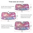 thumbnail image 5 of ALAZA Magic Beautiful Butterfly Windshield Sun Shade Car Foldable Visor Block UV Rays Protector 55"x27.6", 5 of 8