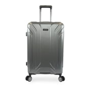 حقيبة سفر Brookstone Keane 29 Hardside Large Checked Expender Spinner للسفر، باللون الفحمي