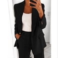 thumbnail image 1 of Vedolay Womens 2023 Suit Jackets Suit Jackets for Women Plus Size Casual Long Sleeve Open Front Cardigan Work Office Blazer Jacket,Black 3XL, 1 of 5